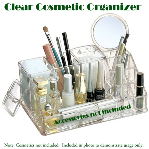 Transparent Cosmetic,Makeup, and Beauty Tools Organizer(M) 투명 화장품향수 보관함(중)